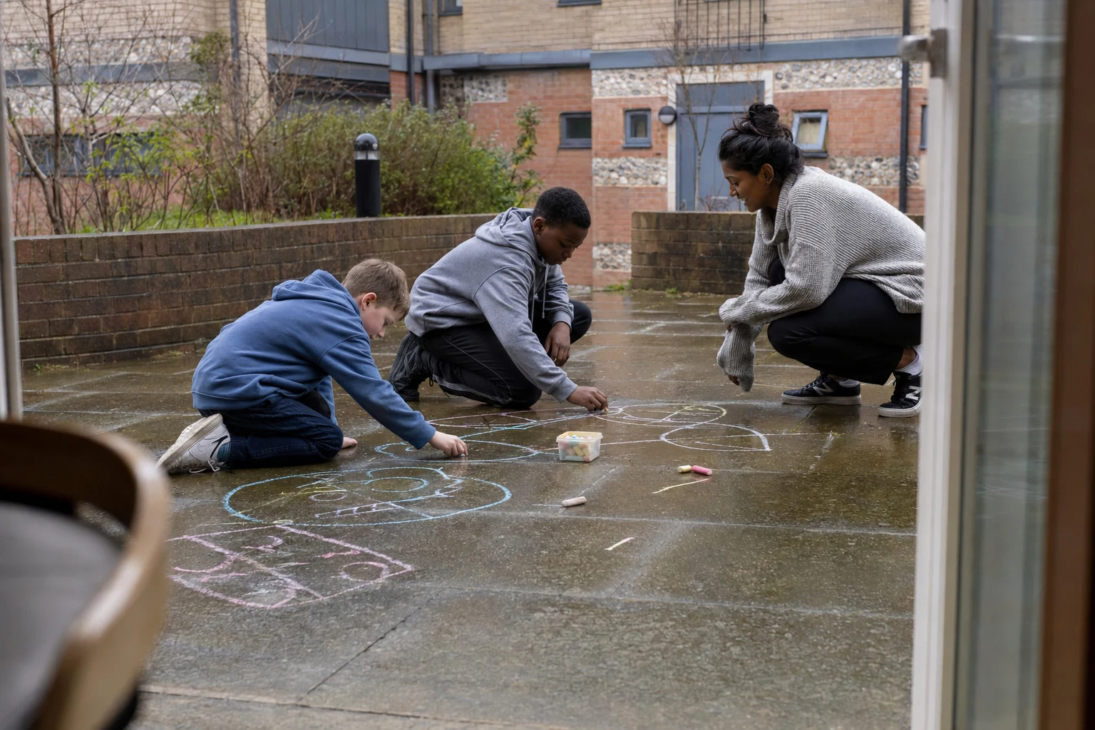 Illustrative scene: Outdoor play